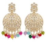 Multicolor Chandbali Earrings