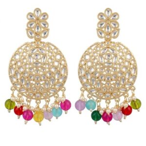 Multicolor Chandbali Earrings