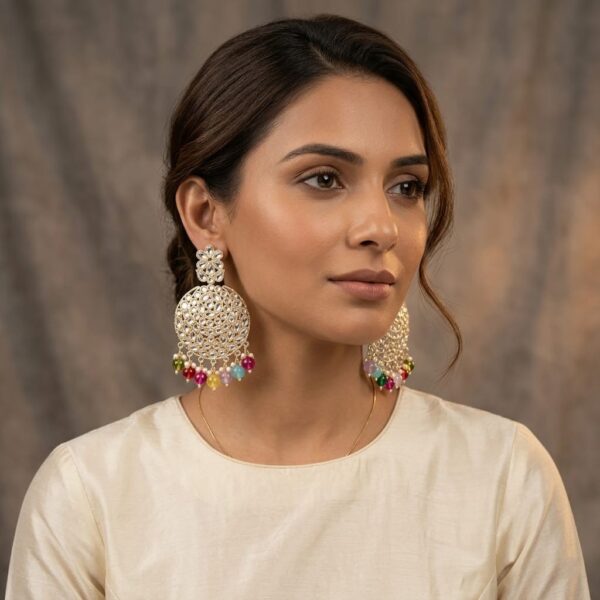 Traditional Ethnic Party Wear Long Earrings