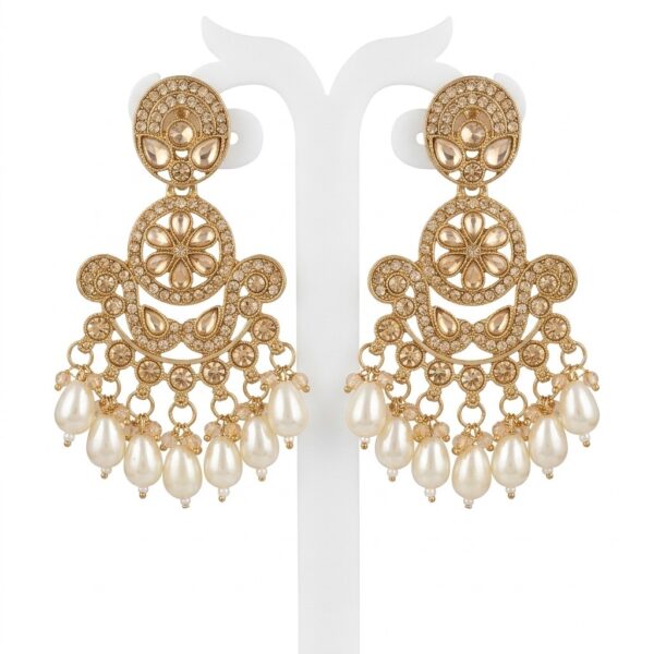 Drop Chandbali Earrings
