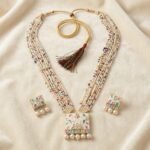 Rainbow Meenakari Haaram Set