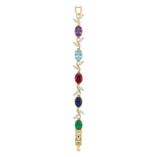 Diva Delight Multicolor Gemstone Bracelet