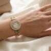 crystal dial watch